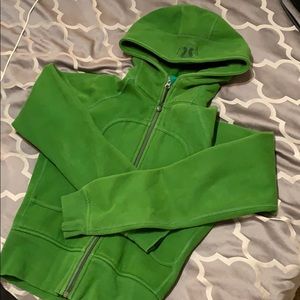 Lululemon Green scuba sweater